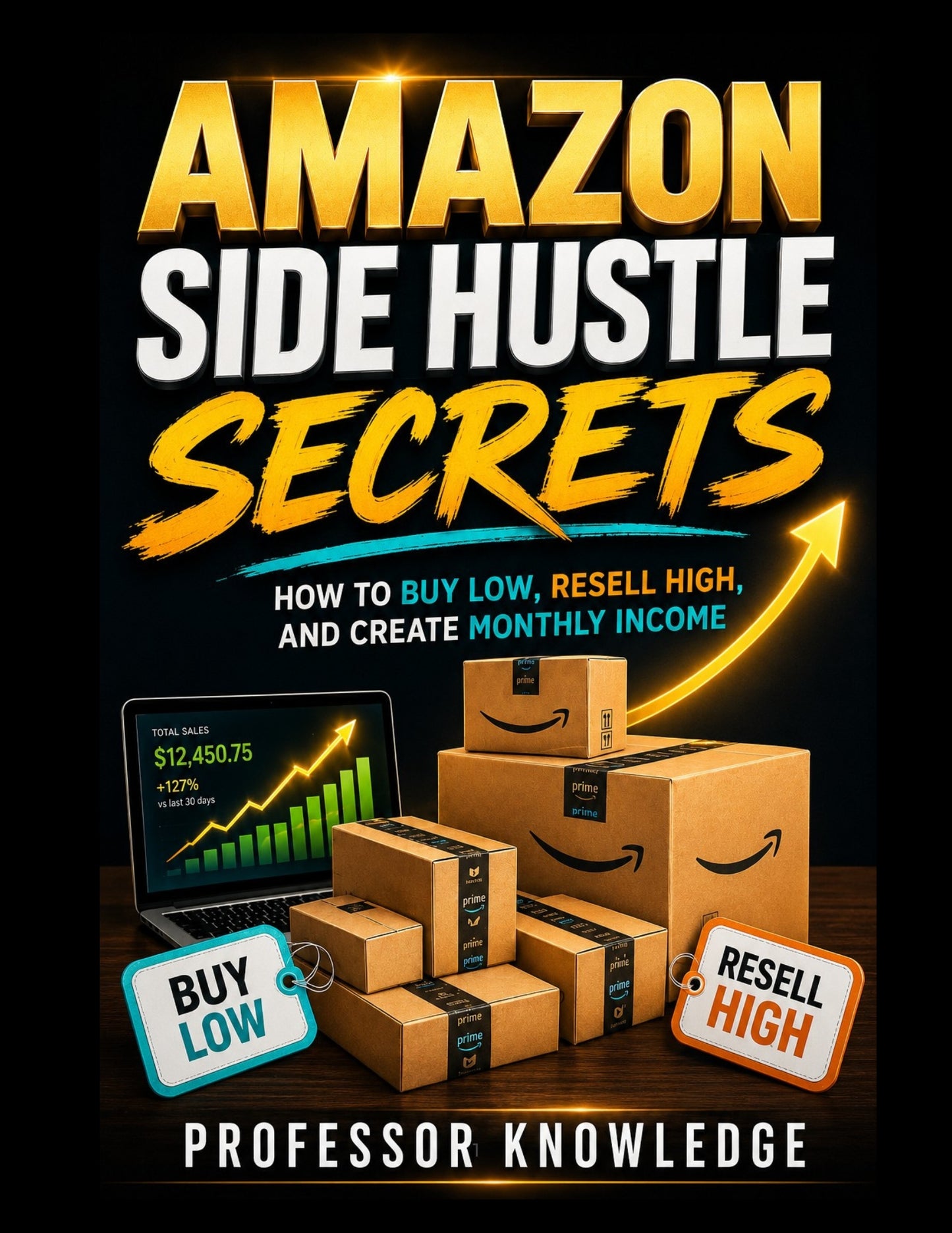 Amazon Side Hustle Secrets How to Buy Low, Resell High, And Create Monthly Income
