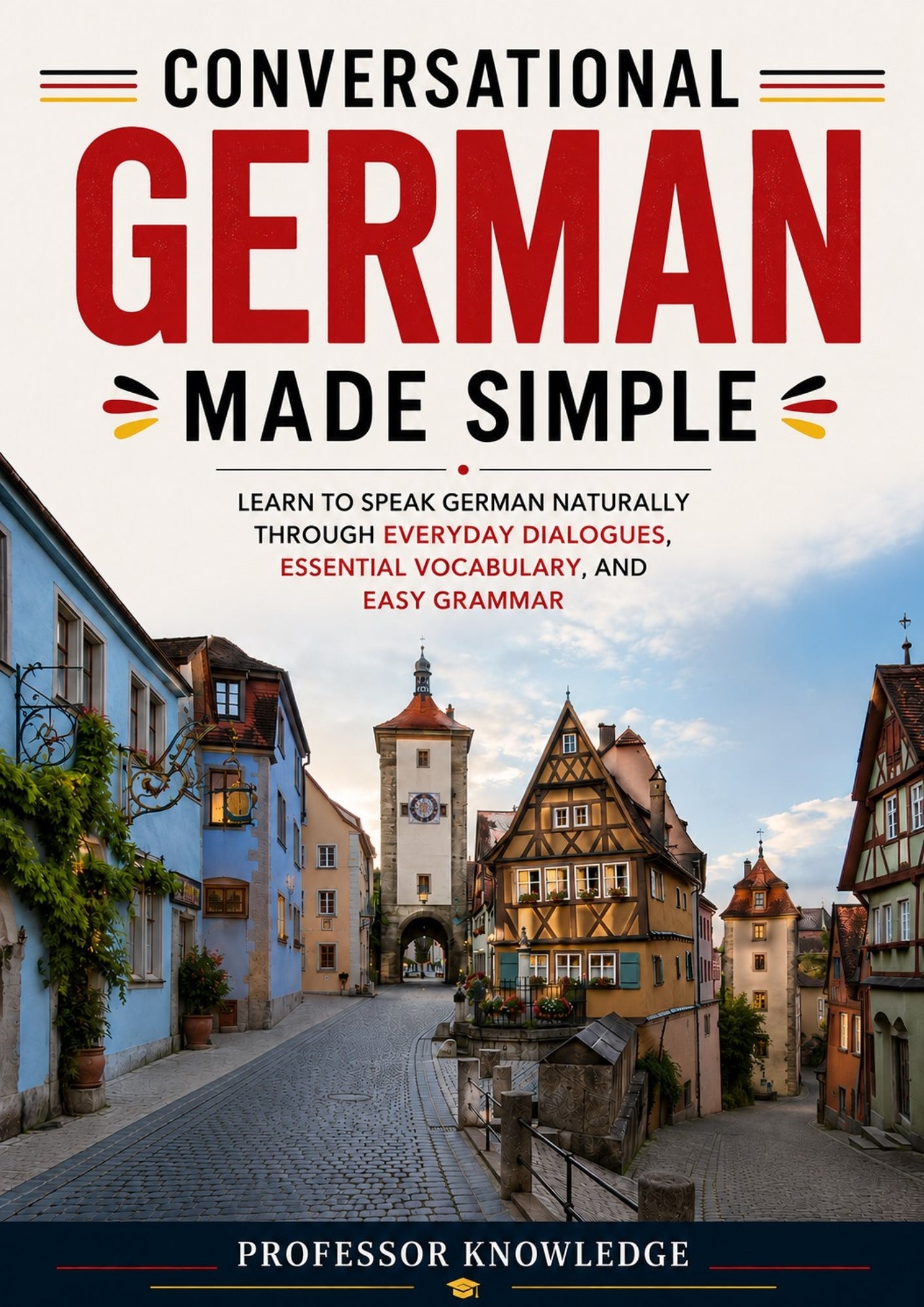Conversational German Made Simple: Learn to Speak German Naturally Through Everyday Dialogues, Essential Vocabulary, and Easy Grammar