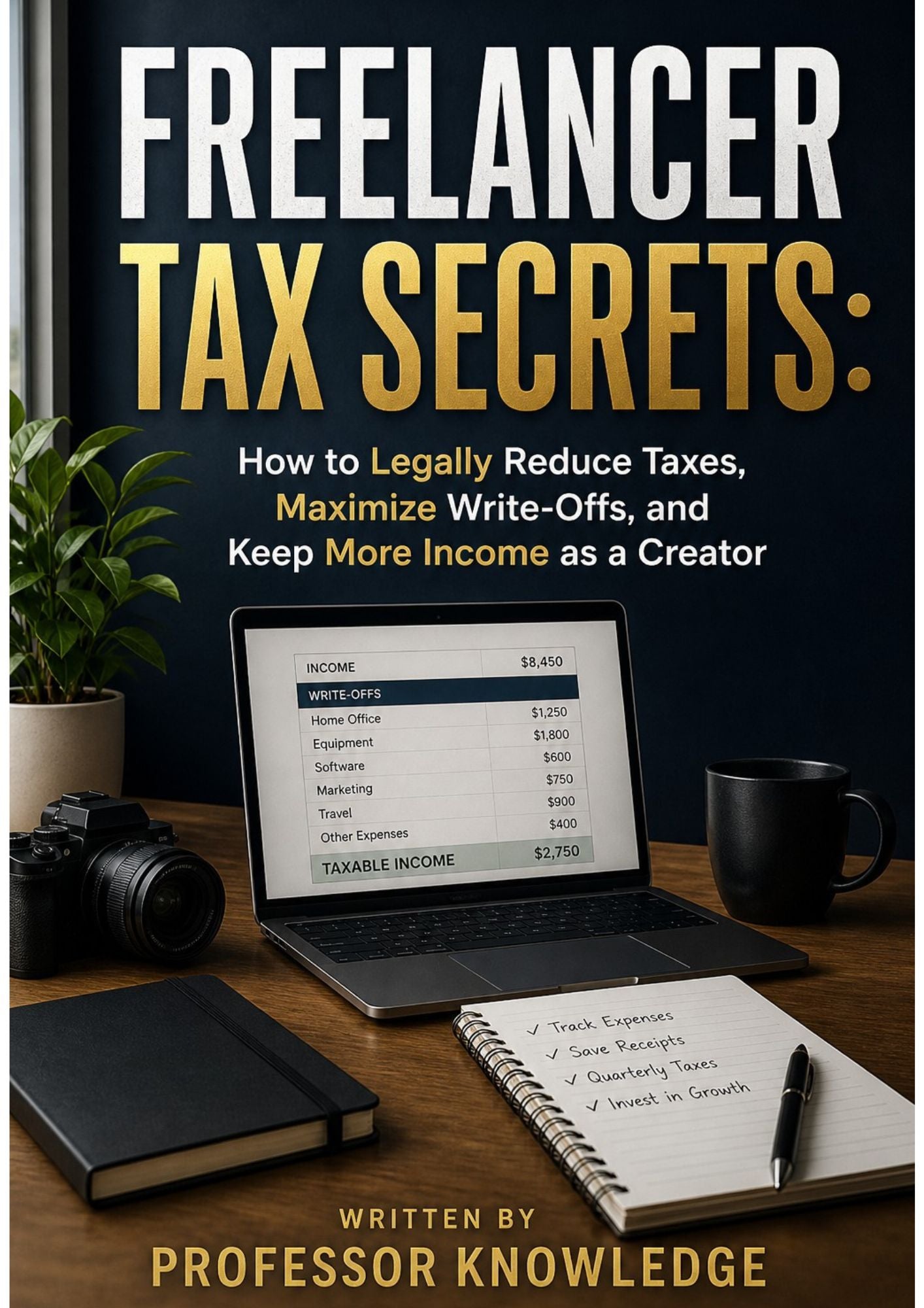 FREELANCER TAX SECRETS: How to Legally Reduce Taxes, Maximize Write-Offs, and Keep More Income as a Creator