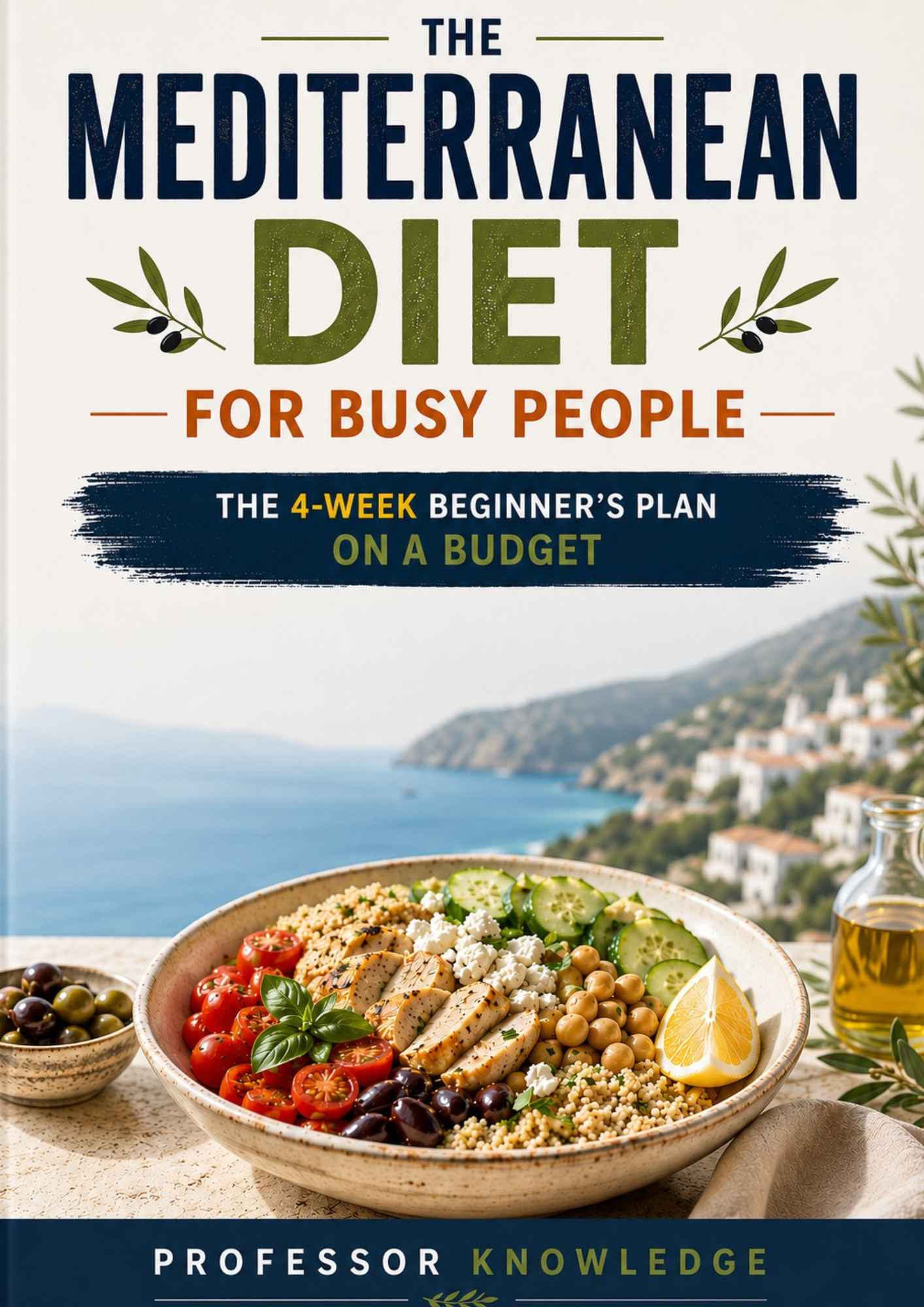 The Mediterranean Diet for Busy People: The 4-Week Beginner's Plan on a Budget