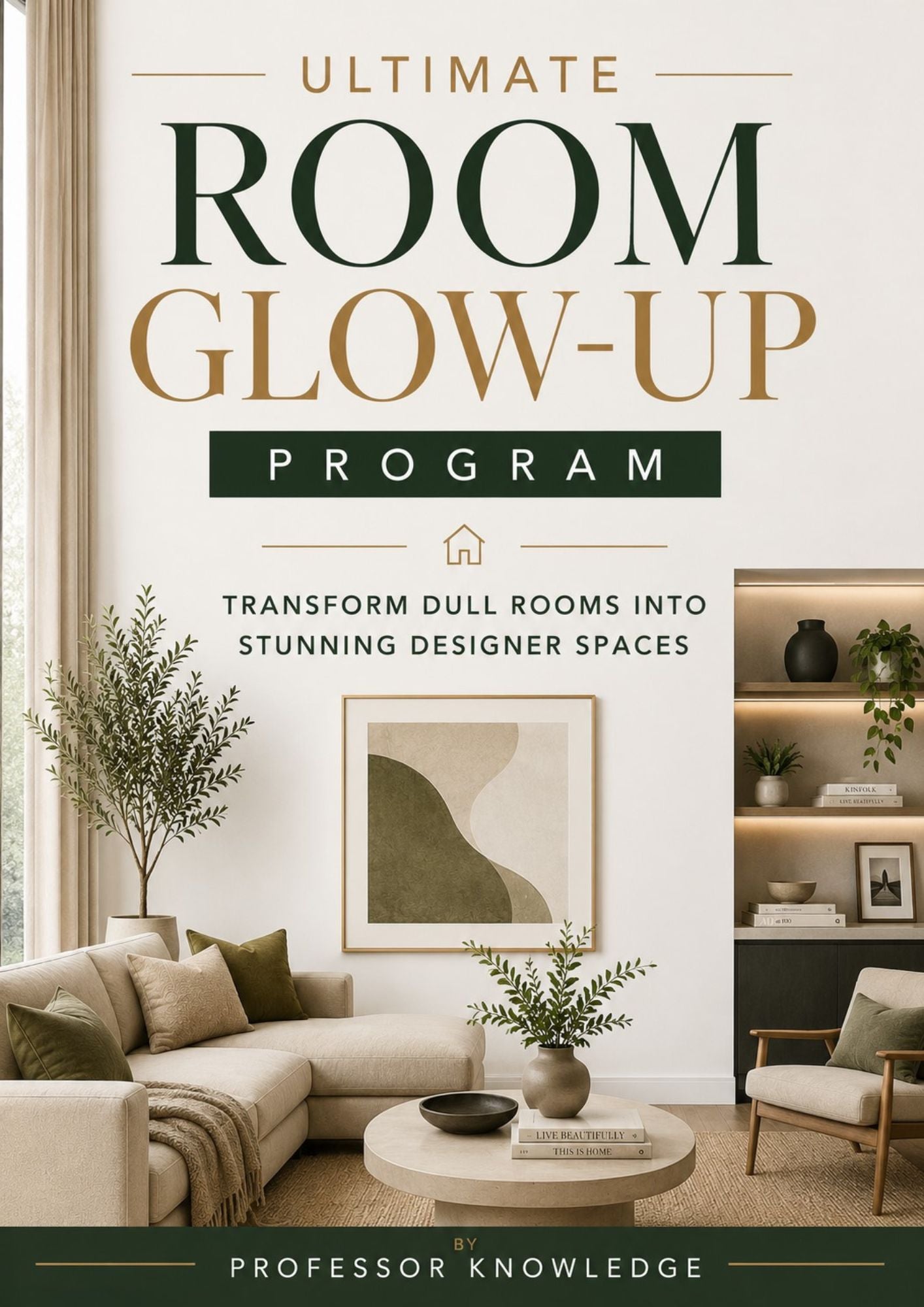 Ultimate Room Glow-Up Program: Transform Dull Rooms into Stunning Designer Spaces