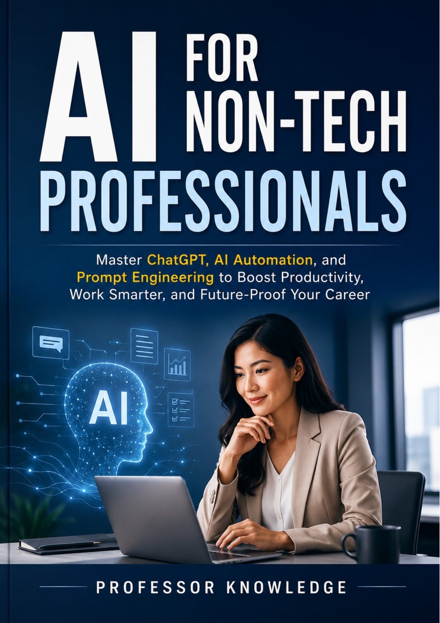 AI for Non-Tech Professionals: Master ChatGPT, AI Automation, and Prompt Engineering to Boost Productivity, Work Smarter, and Future-Proof Your Career