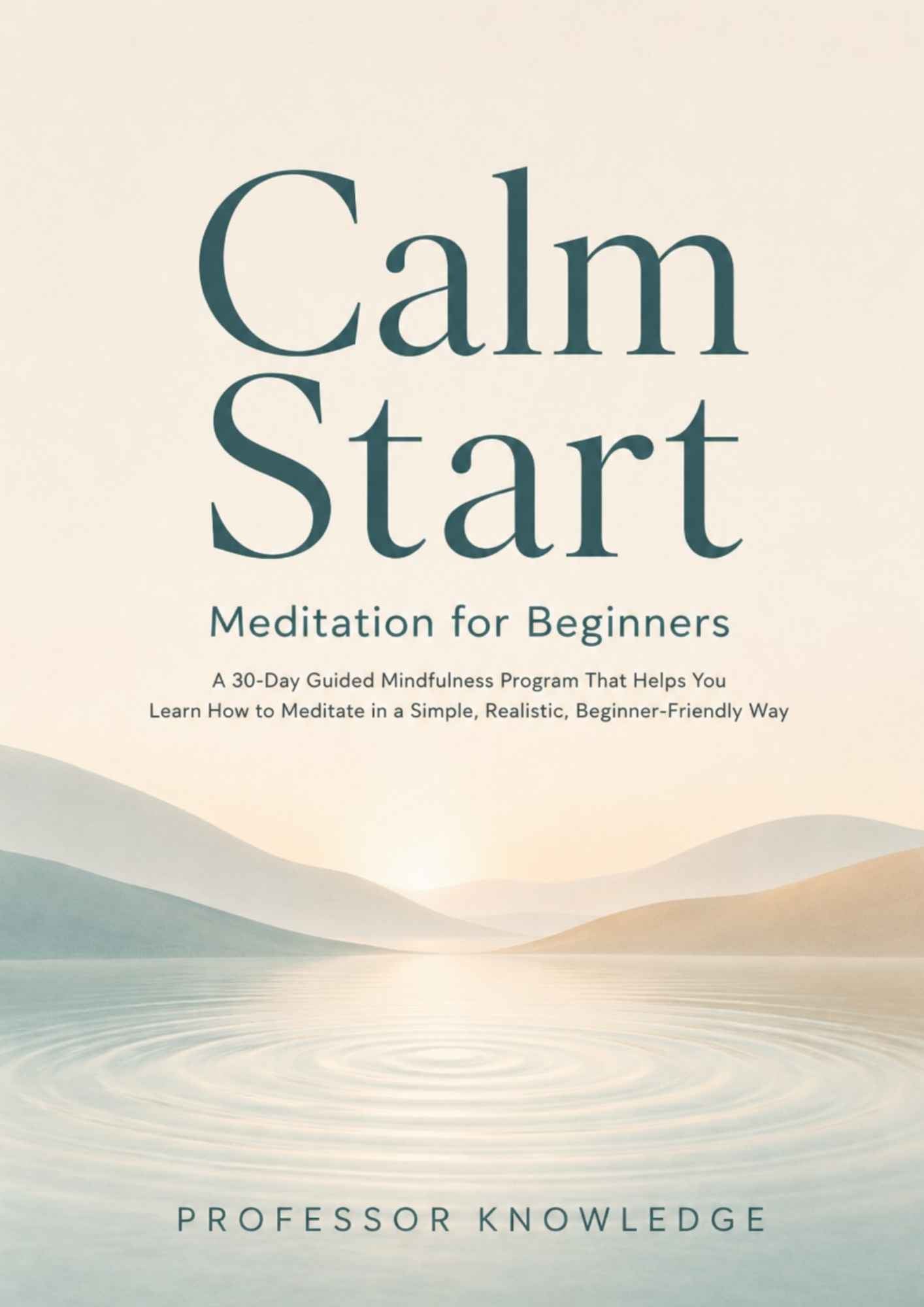 Calm Start: Meditation for Beginners – A 30-Day Guided Mindfulness Program