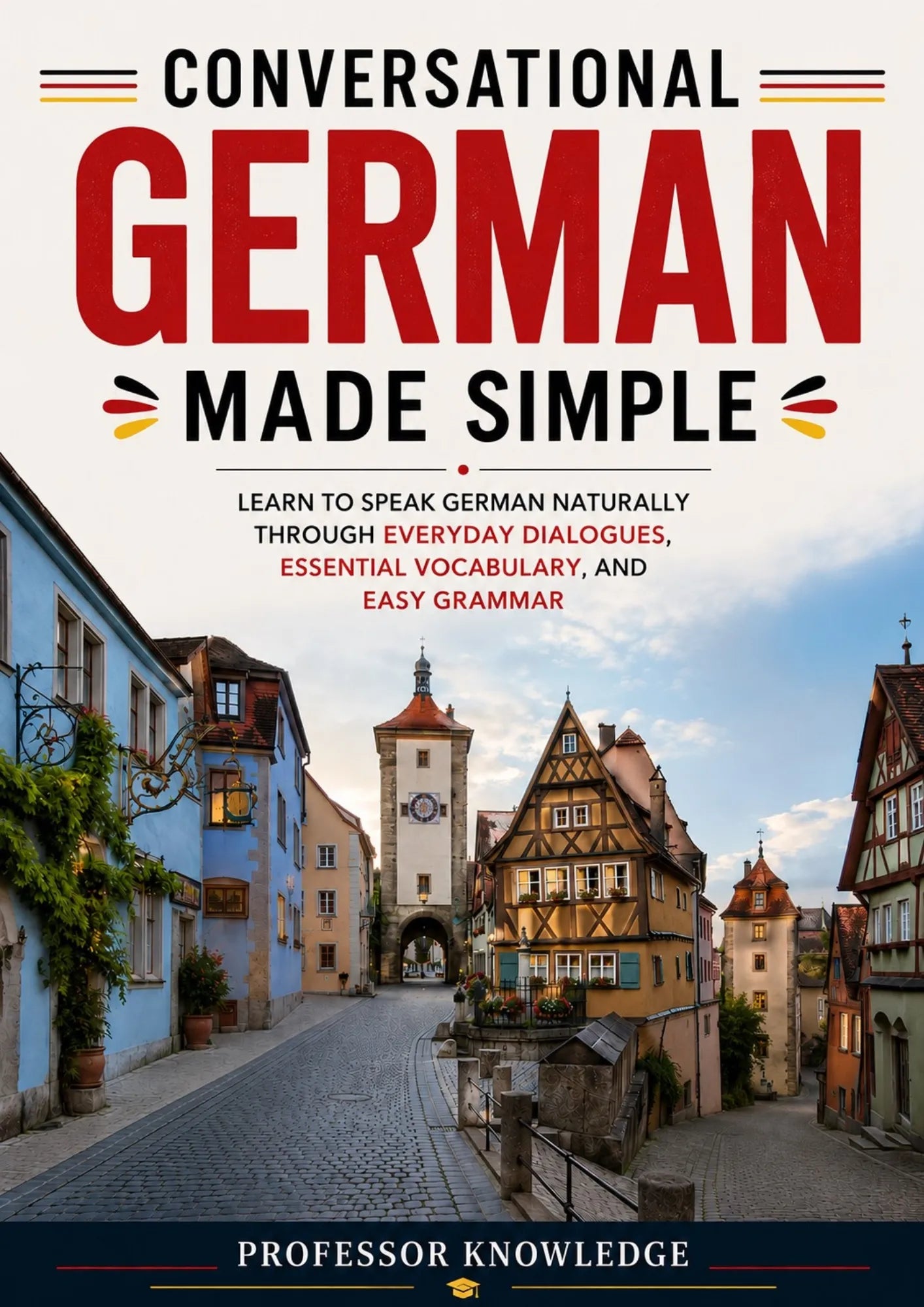 Conversational German Made Simple: Learn to Speak German Naturally Through Everyday Dialogues, Essential Vocabulary, and Easy Grammar