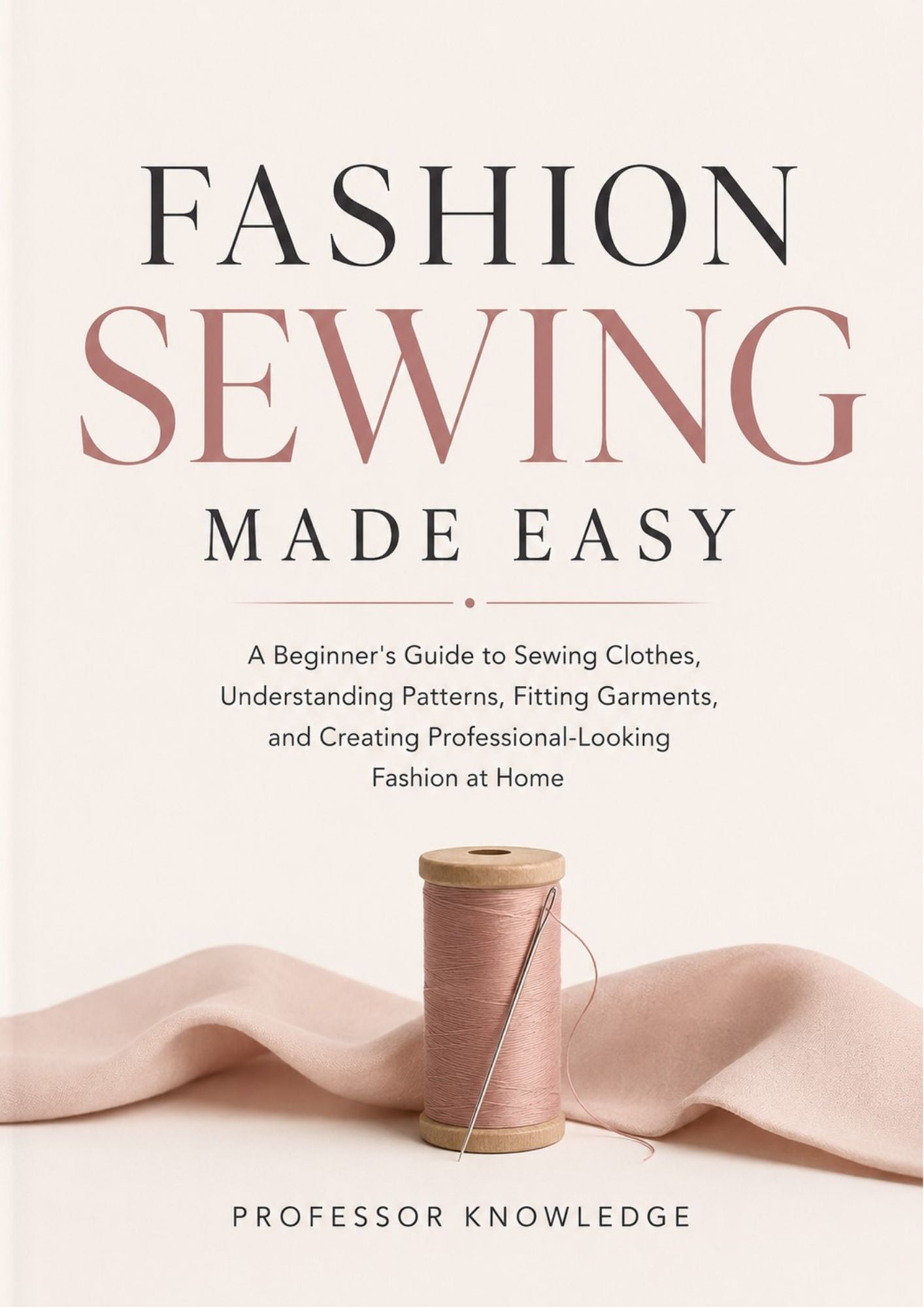 Fashion Sewing Made Easy: A Beginner's Guide to Sewing Clothes, Understanding Patterns, Fitting Garments, and Creating Professional-Looking Fashion at Home