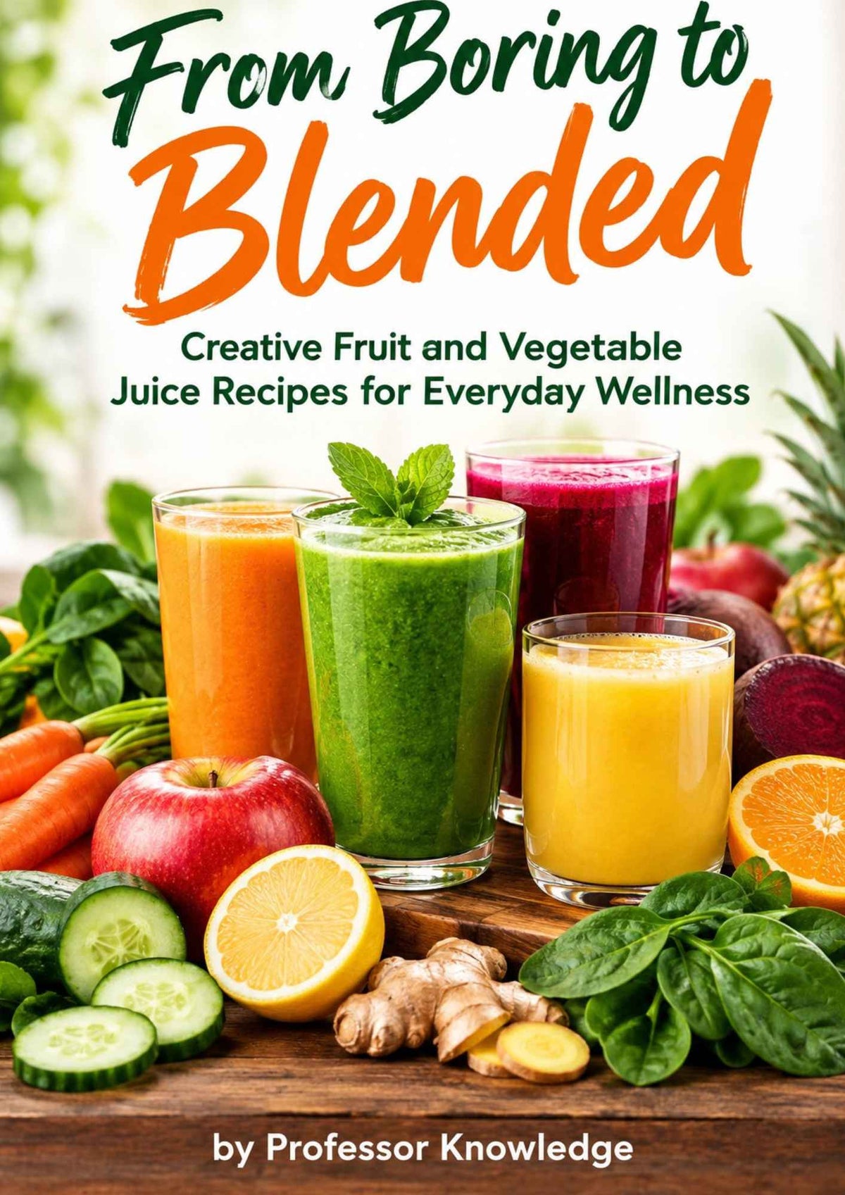 From Boring to Blended: Creative Fruit and Vegetable Juice Recipes for Everyday Wellness