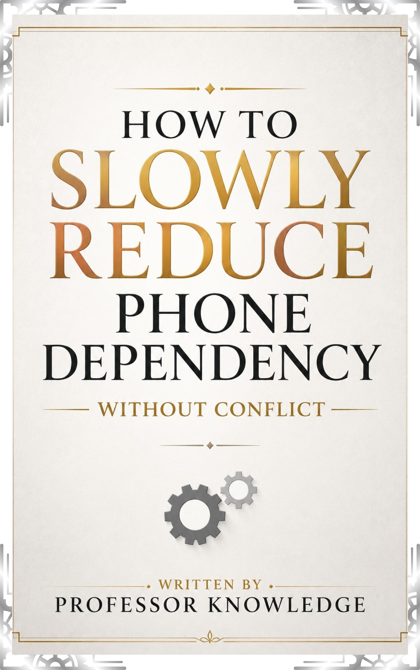 How to Slowly Reduce Phone Dependency Without Conflict