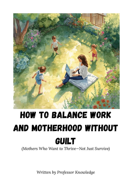 How to Balance Work and Motherhood Without Guilt