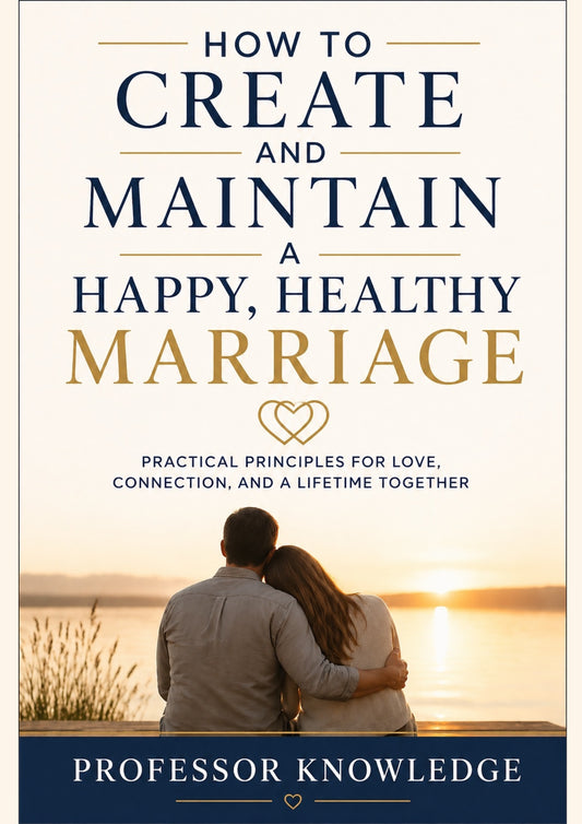How To Create And Maintain A Happy, Healthy Marriage
