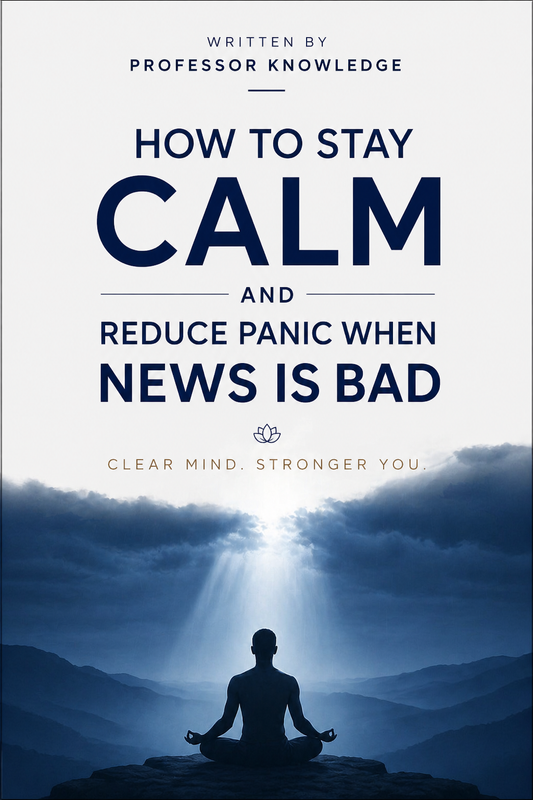 How To Stay Calm and Reduce Panic When News Is Bad
