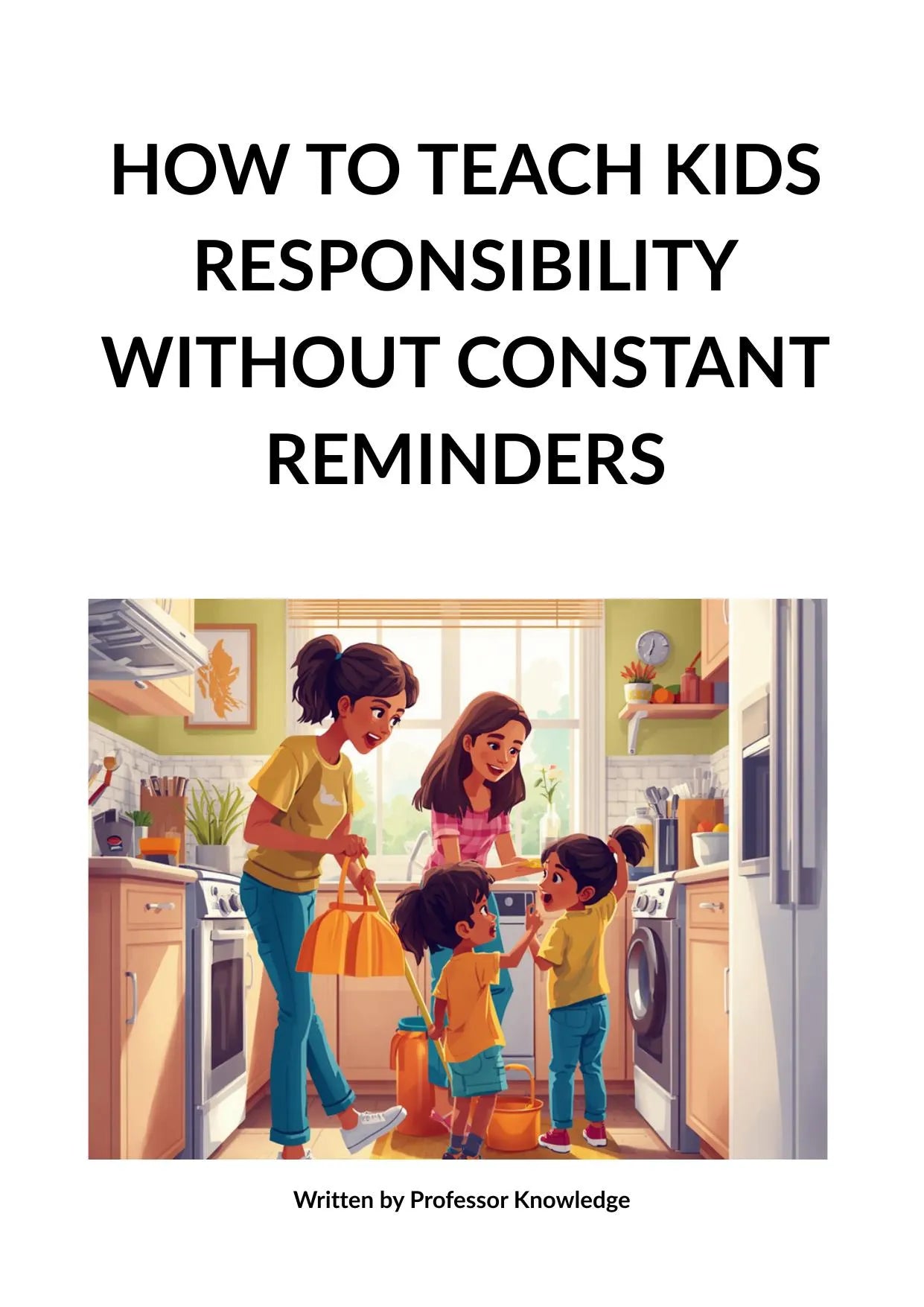 How to Teach Kids Responsibility Without Constant Reminders