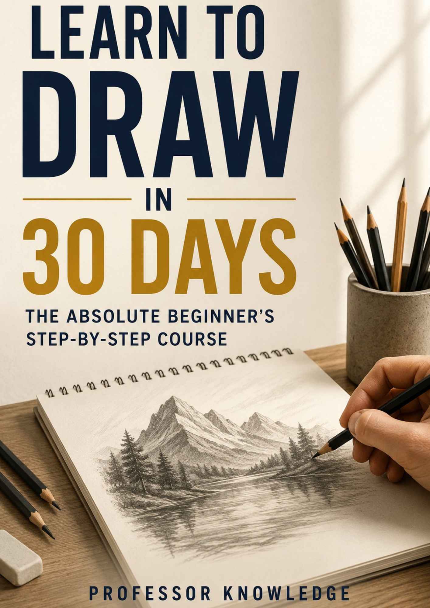 Learn to Draw in 30 Days: The Absolute Beginner’s Step-by-Step Course