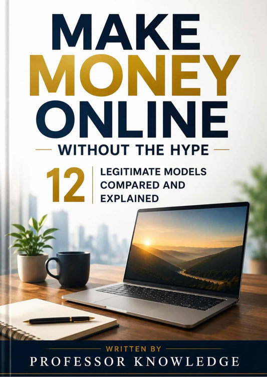 Make Money Online Without The Hype: 12 Legitimate Models Compared and Explained