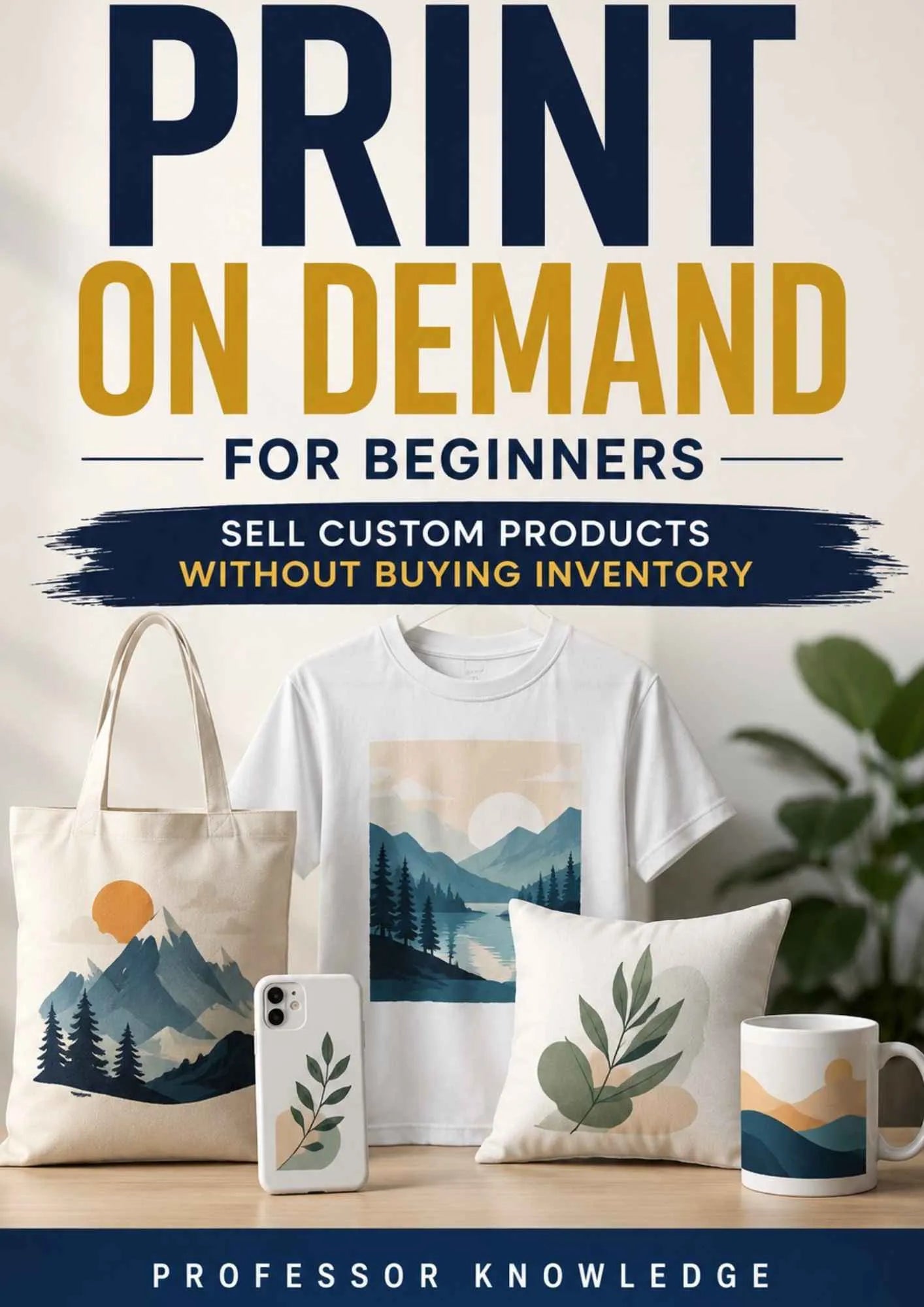 Print on Demand for Beginners Sell Custom Products Without Buying Inventory