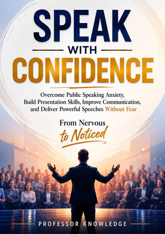 Speak with Confidence: Overcome Public Speaking Anxiety, Build Presentation Skills, Improve Communication, and Deliver Powerful Speeches Without Fear