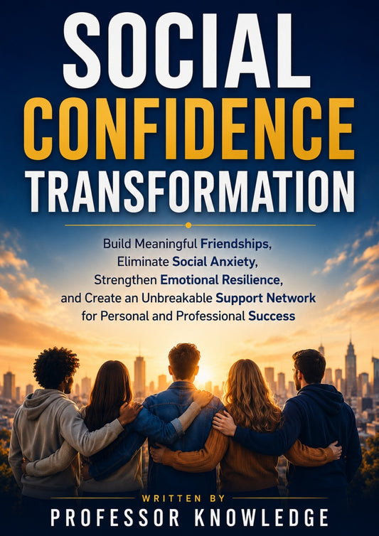 Social Confidence Transformation: Build Meaningful Friendships, Eliminate Social Anxiety, Strengthen Emotional Resilience, and Create an Unbreakable Support Network