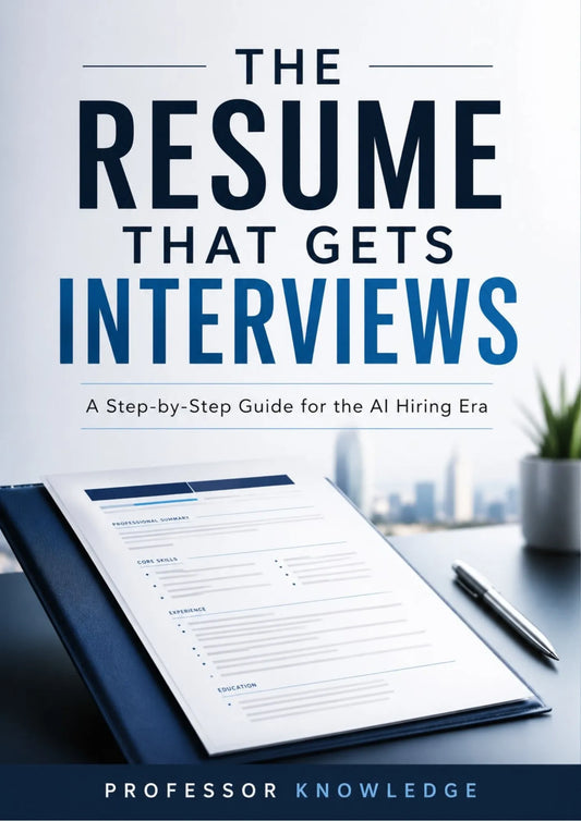 The Resume That Gets Interviews: A Step-by-Step Guide for the AI Hiring Era