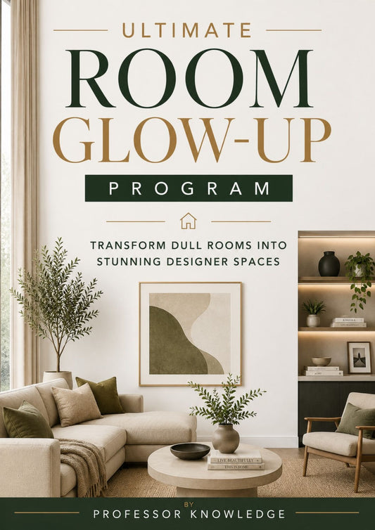Ultimate Room Glow-Up Program: Transform Dull Rooms into Stunning Designer Spaces