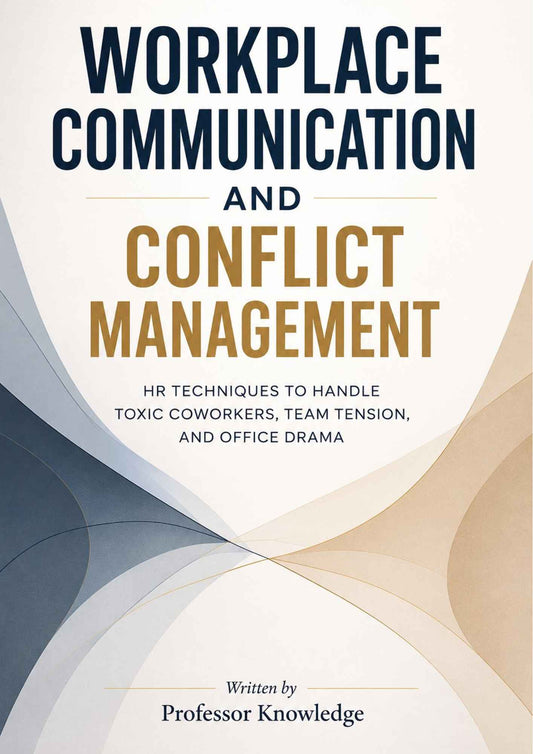 Workplace Communication and Conflict Management: HR Techniques to Handle Toxic Coworkers, Team Tension, and Office Drama