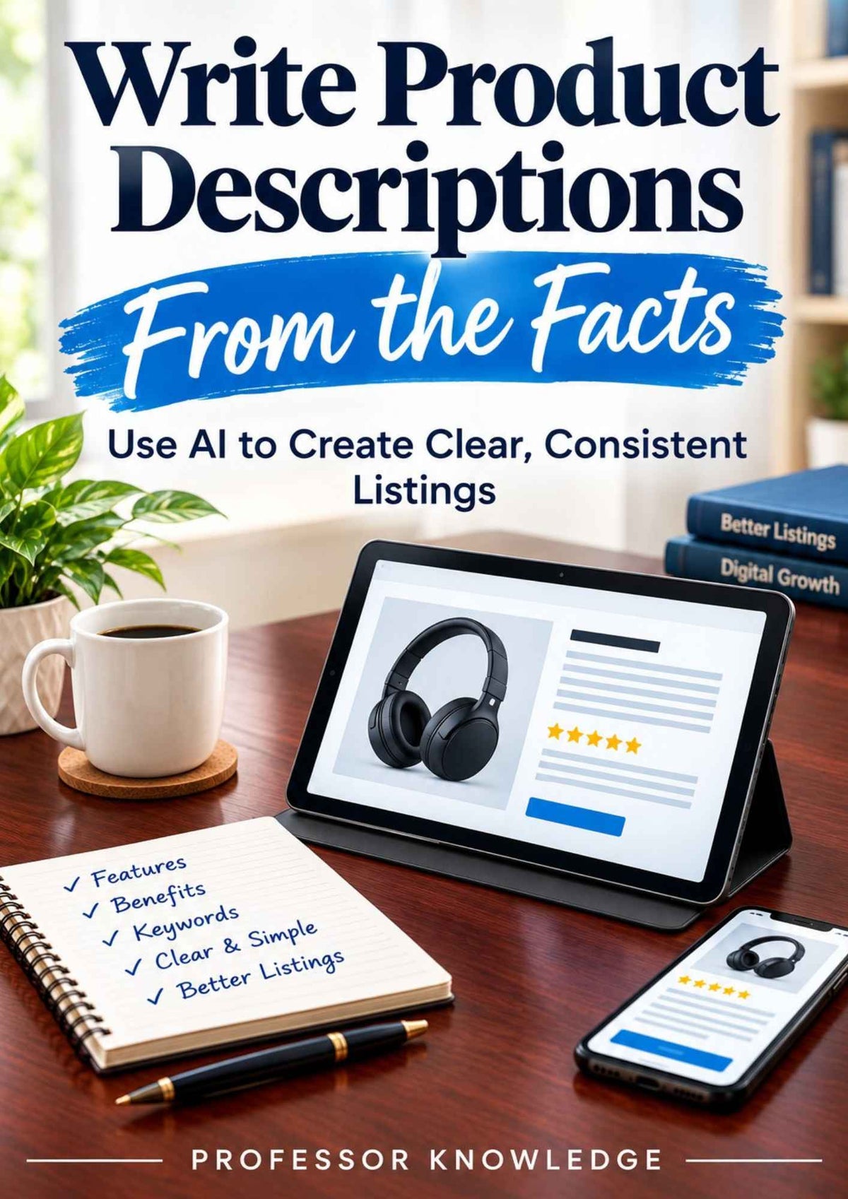 Write Product Descriptions From the Facts: Use AI to Create Clear, Consistent Listings